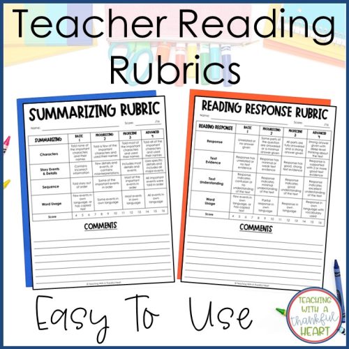 student-friendly- reading-rubric